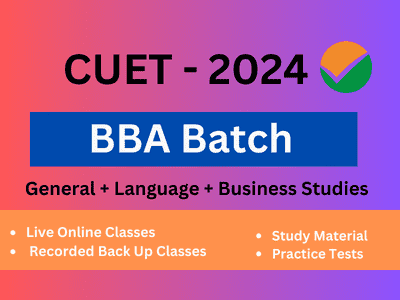 CUET UG 2024 BBA Batch