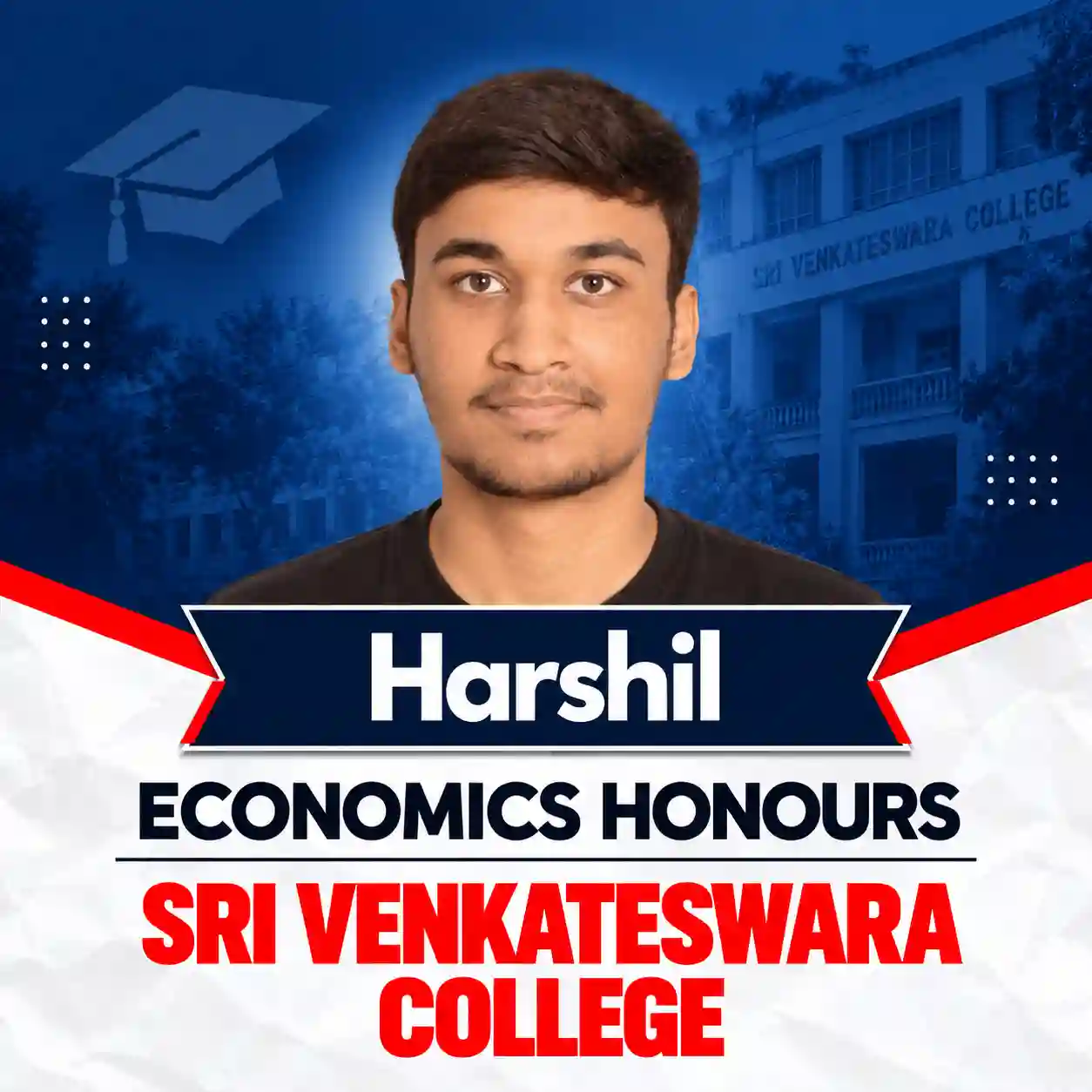 Harshil - Economics Honours, Sri Venkateswara College